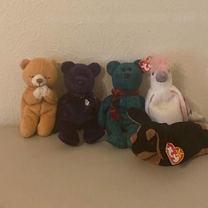 Lot of Ty Beanie Babies